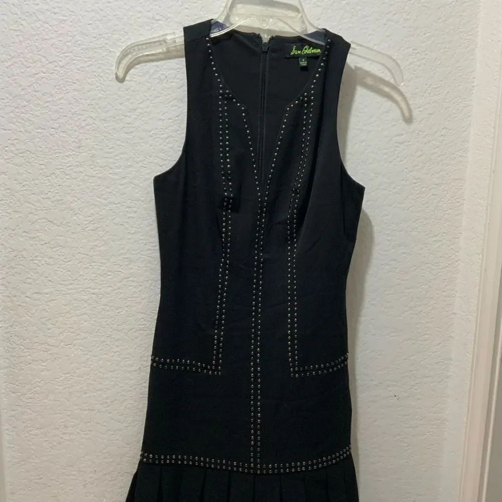 Sam Edelman Black sleeveless Dress w/ Studs size 0